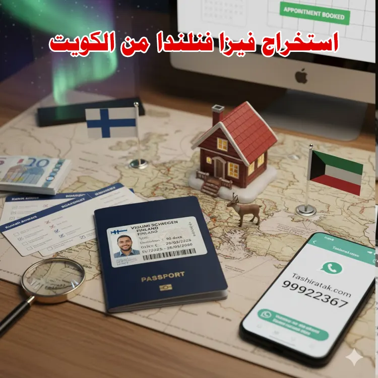 استخراج فيزا فنلندا من الكويت