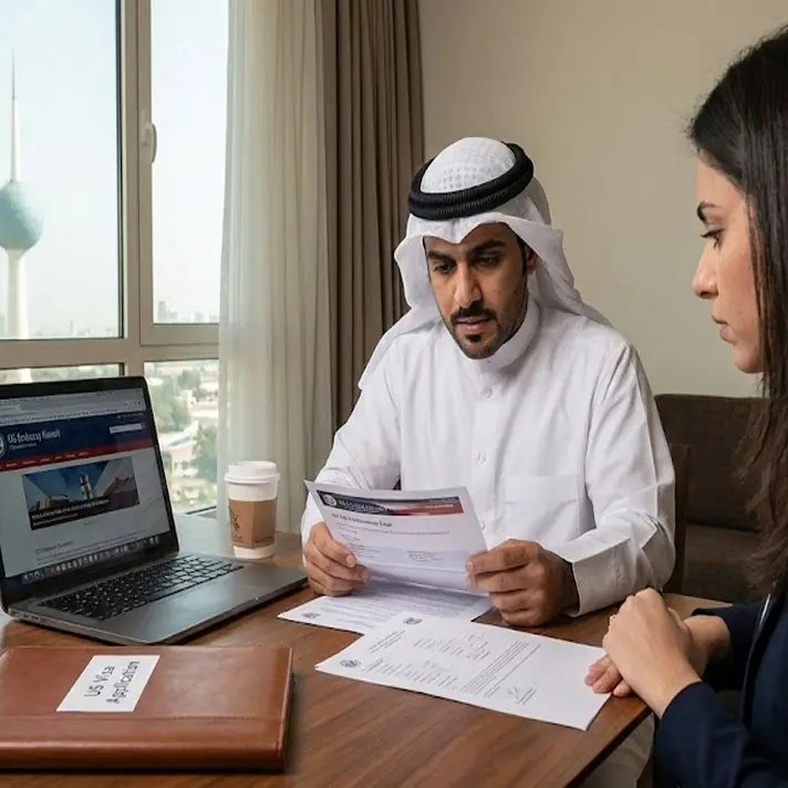 مكتب استخراج فيزا أمريكا من الكويت 3 الاستعداد لمقابلة السفارة